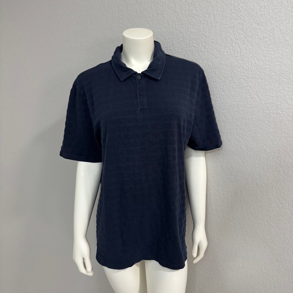 Saks Firth Avenue Navy Polo